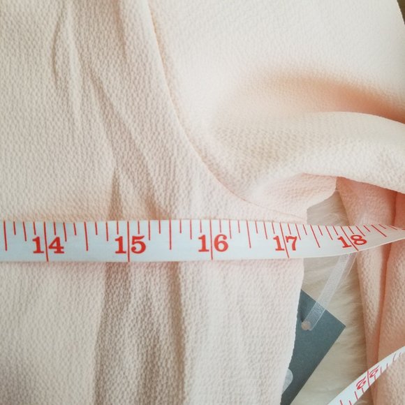 NEW Chealsea28 | Peachy pink wrap blouse Small - Picture 8 of 15